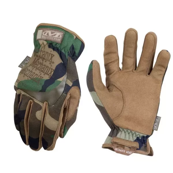 Rokavice MECHANIX FAST FIT GLOVES WOODLAND CAMO Size: XL