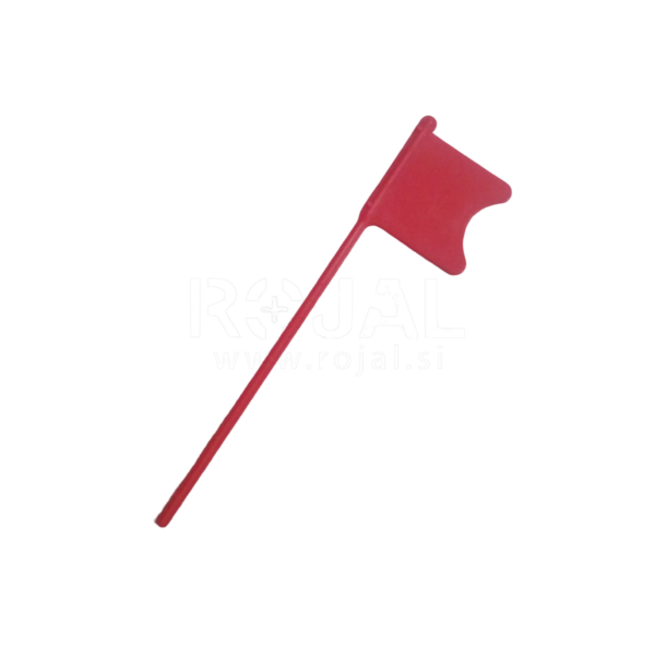 Chamber safety plastic flag
