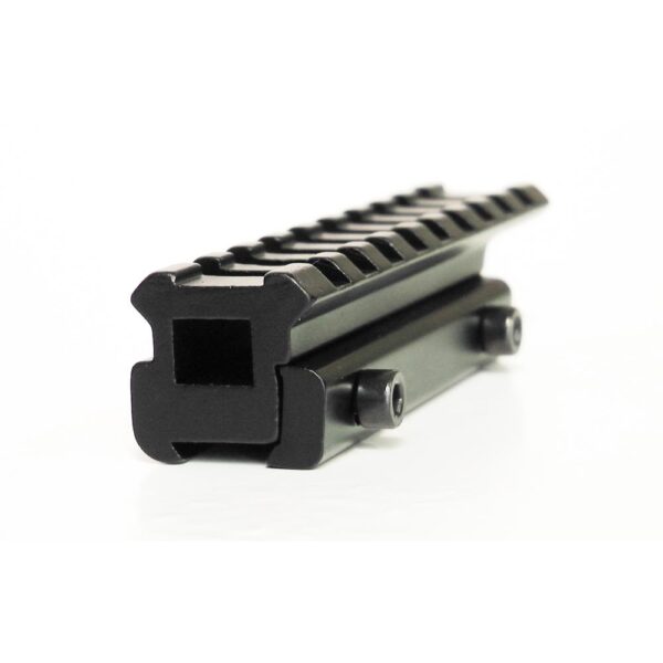 Dovetail to Weaver Extended Offset Adapter Riser Rail