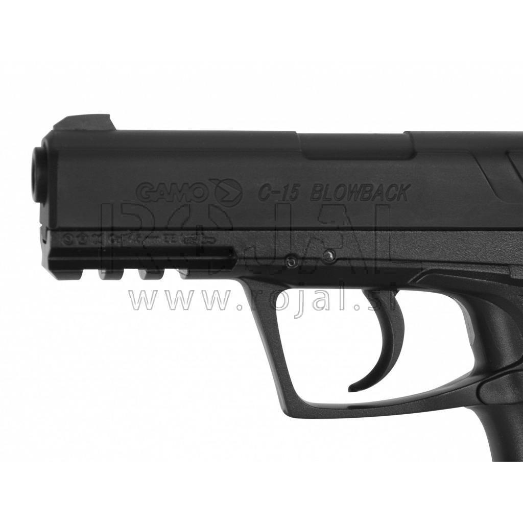 GAMO C15 Blowback CO2 pistol - .177 rifle bore (3,10 joules) Couleur Black