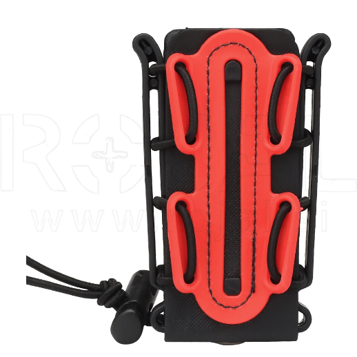 Tactical Molle Magazine pouch（FOR 9MM）black/red