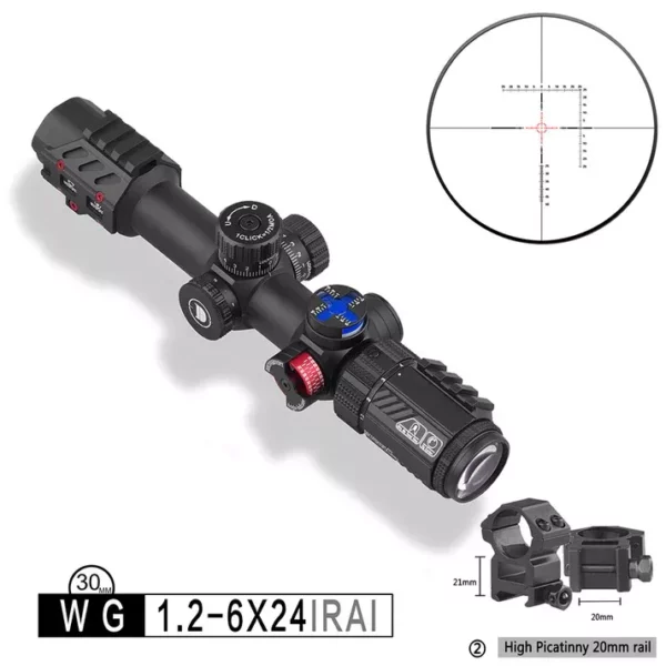 Daljnogled Discovery Optics WG 1.2-6X24IRAI -LPVO