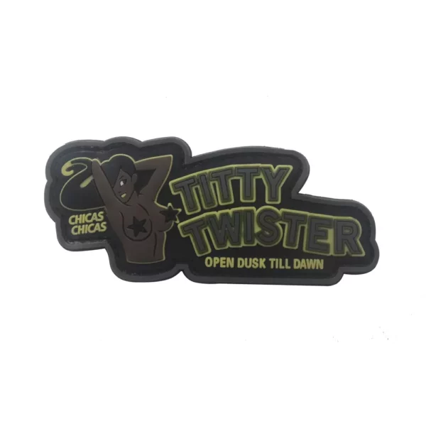 Patch PVC Titty Twister Brown
