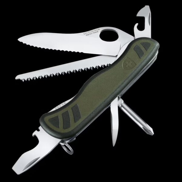 Nož Zložljiv Victorinox - MWCH Swiss Soldier's Knife 08 f10v1 111mm zelen
