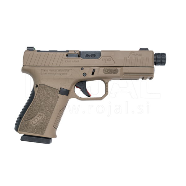 Polavtomatska pištola Kral Arms KR19 PRO FDE 9x19